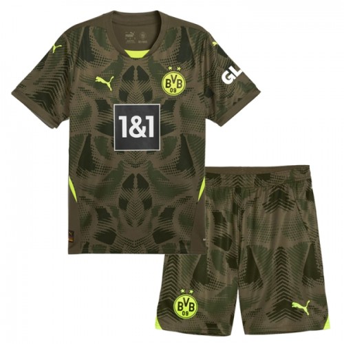 Fotballtrøye Borussia Dortmund Bortedrakt Keeper 2024-25 Kortermet - Barn(+ Shorts) Fotballtrøye Borussia Dortmund Bortedrakt Keeper 2024-25 Kortermet - Barn(+ Shorts)